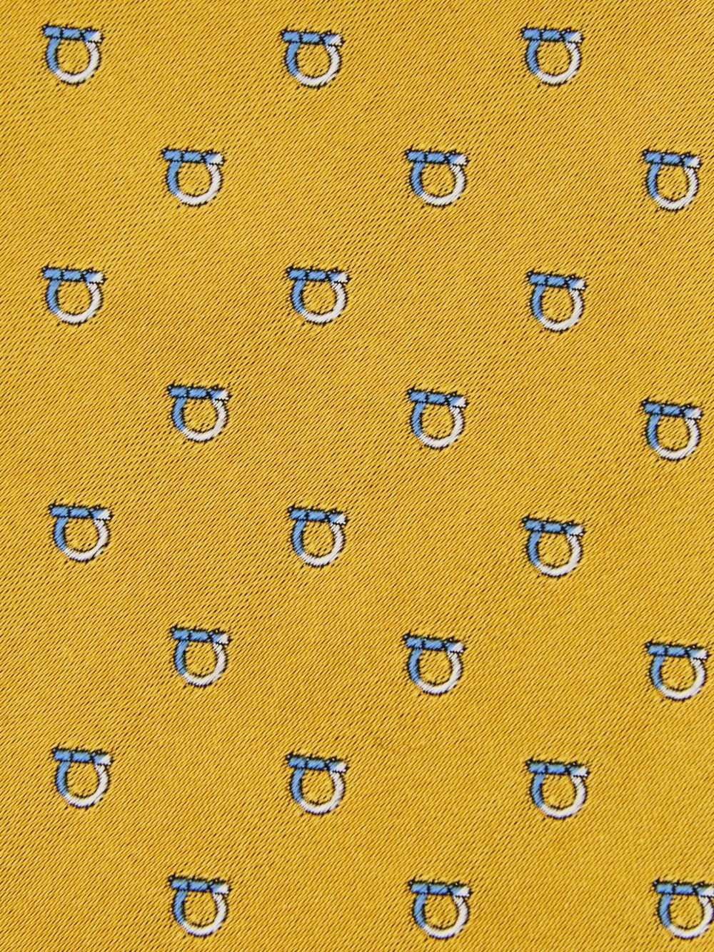 Gancini silk tie - 3