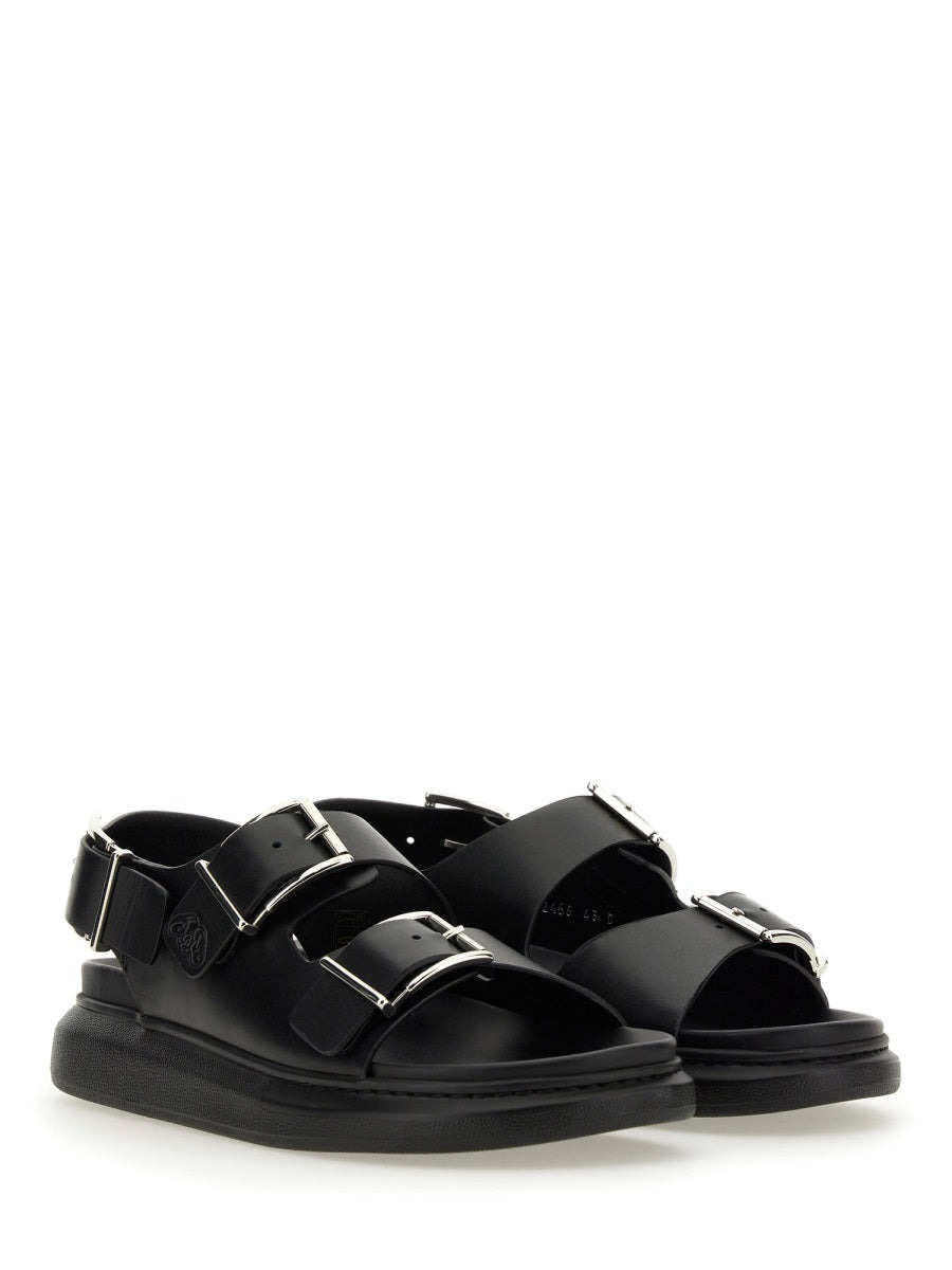 Alexander Mcqueen Men Leather Sandal - 2