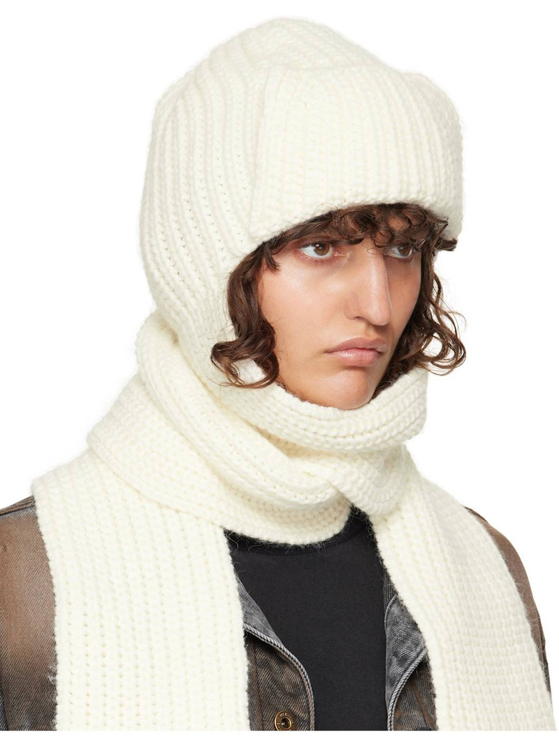 We11done Off-White Chunky Muffler Beanie outlook