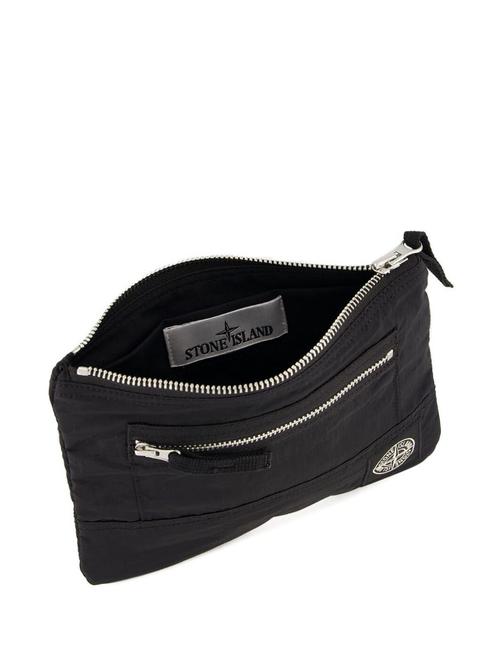 logo-patch zip-fastening wallet - 3