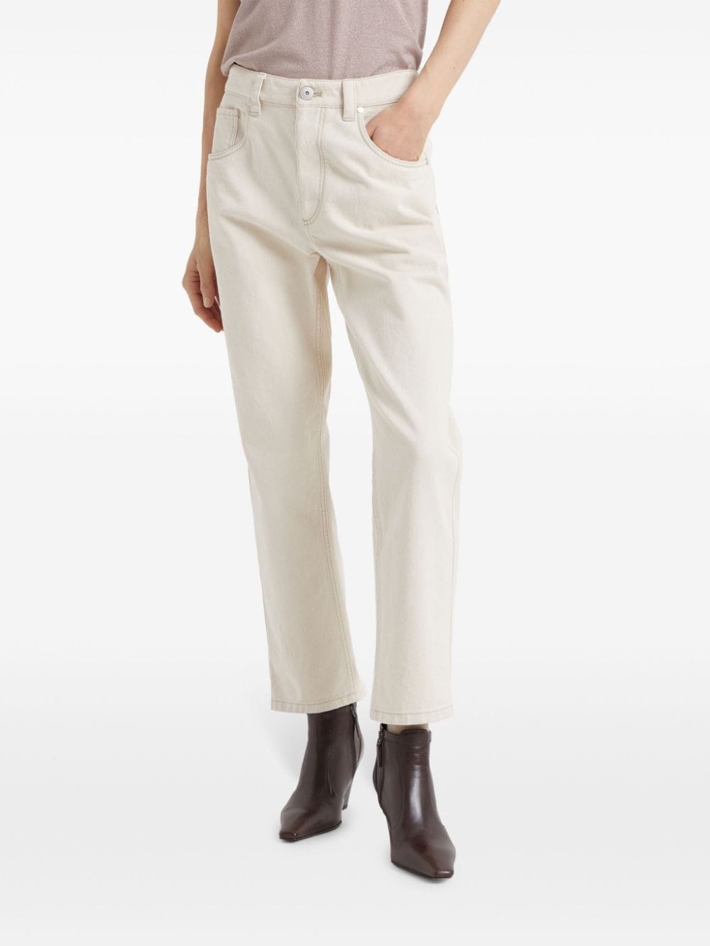 straight-leg jeans - 3