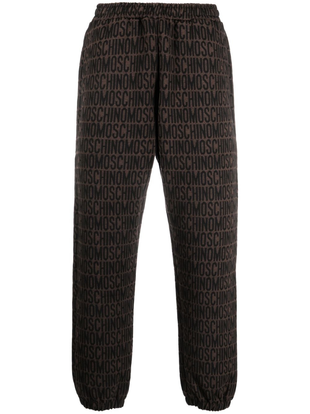 logo-print elasticated-waistband track pants - 1