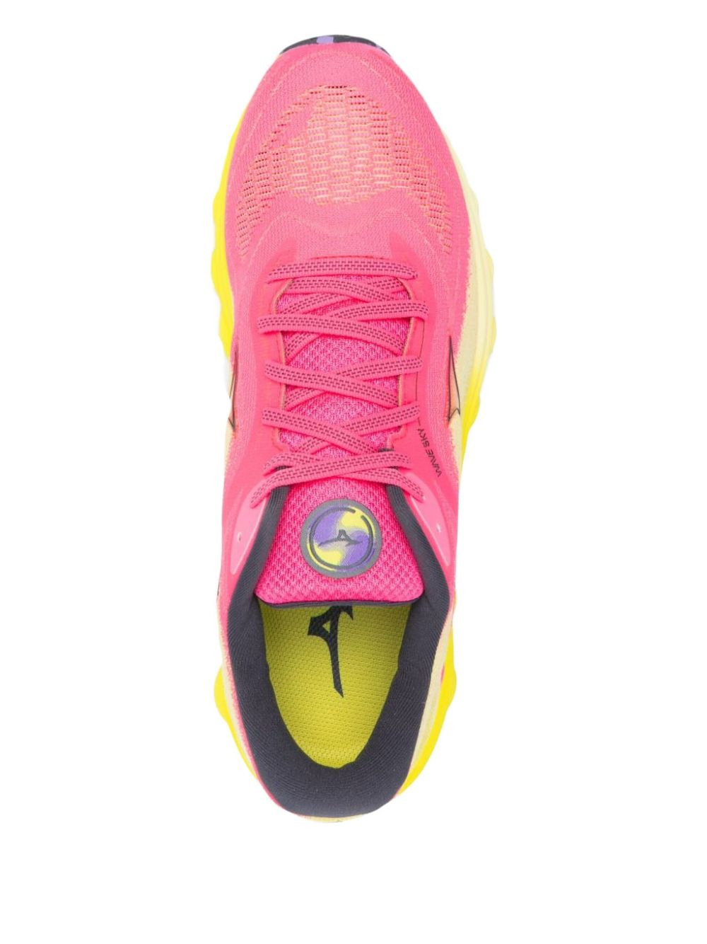 Wave Sky 7 colour-block knitted trainers - 2