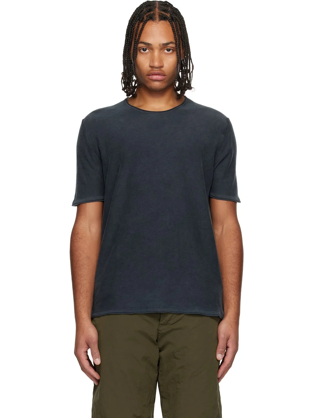 Navy Overdyed T-shirt - 1