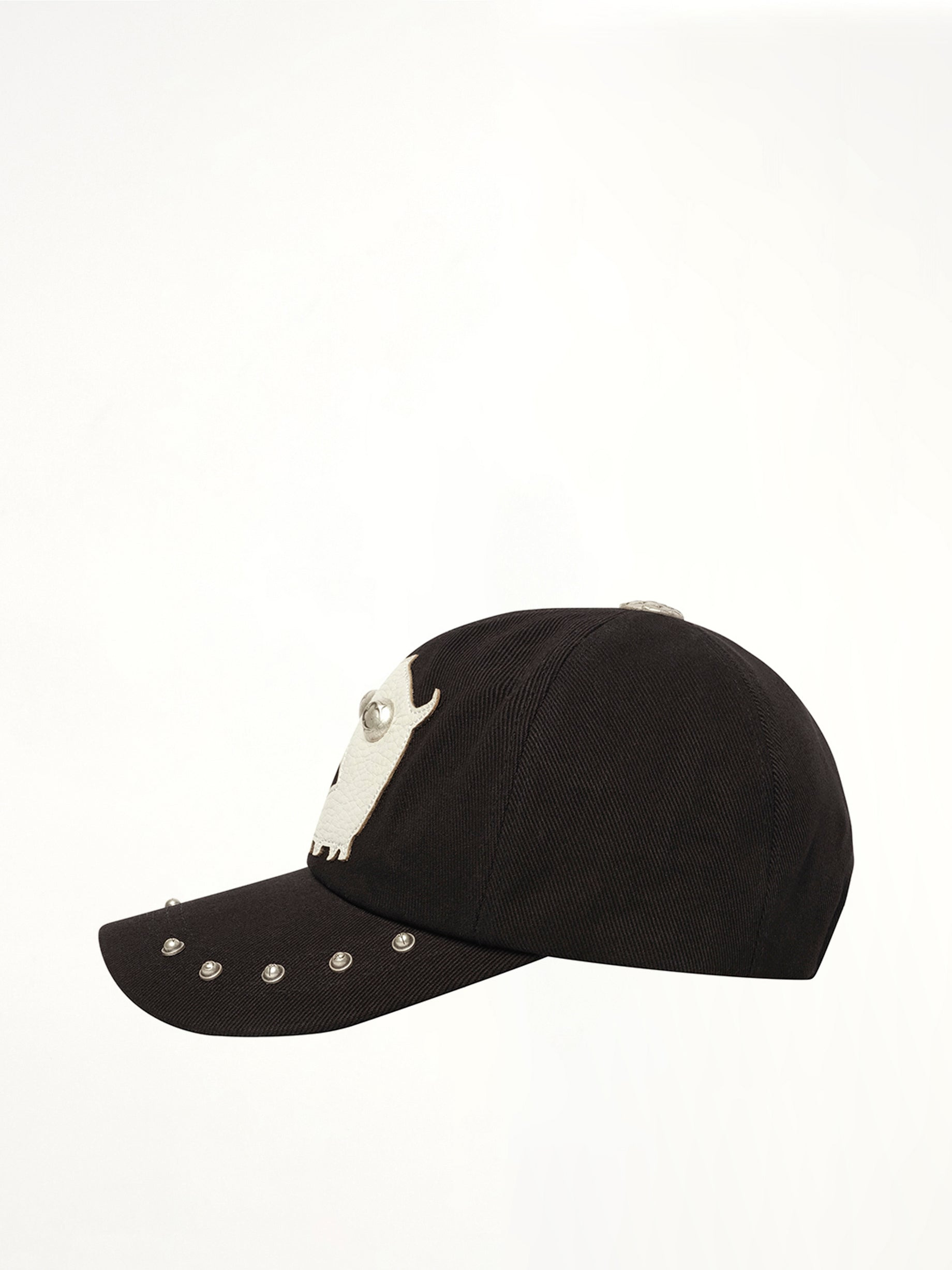 TC Skull Cotton Cap in Black - 2