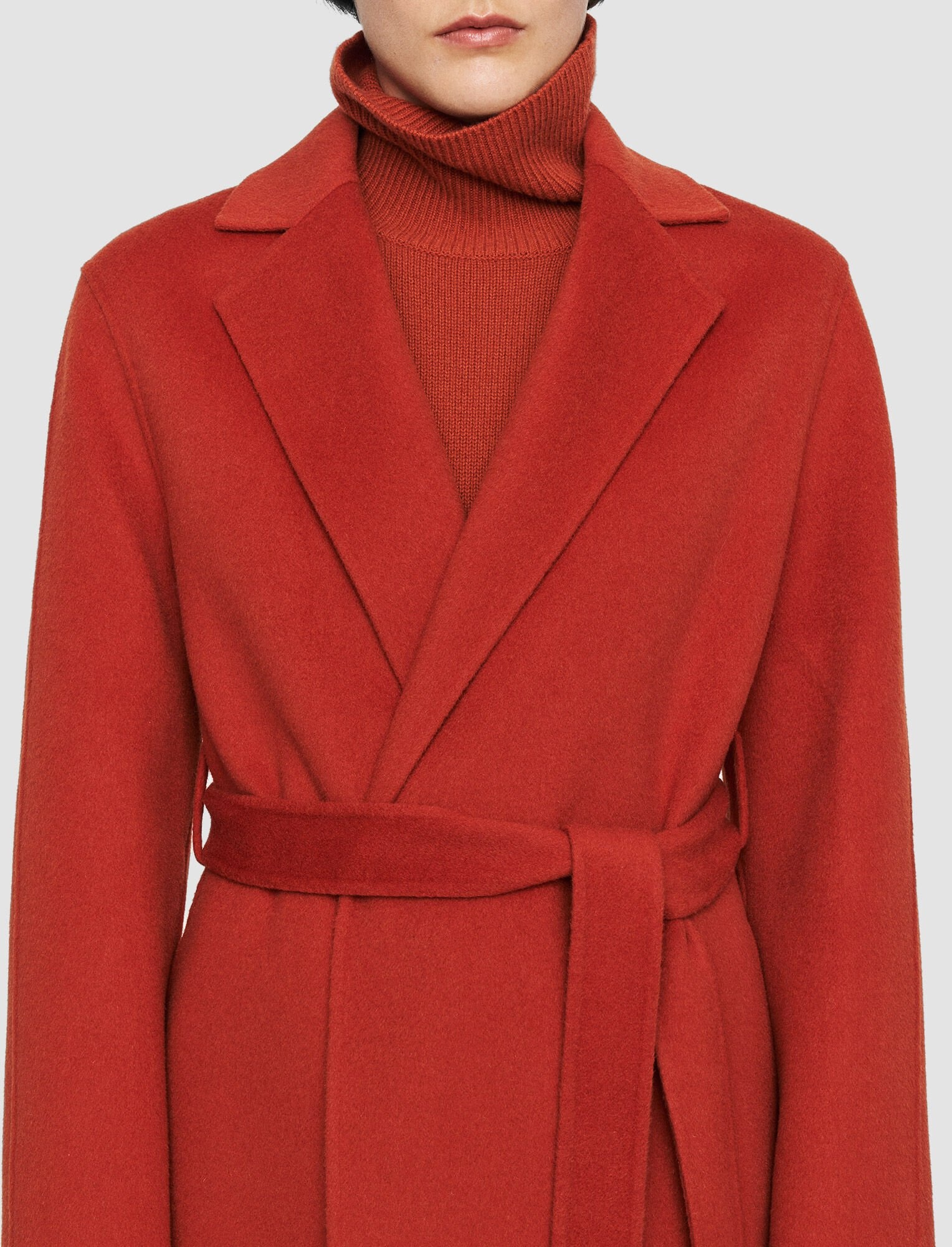 Double Face Cashmere Cenda Long Coat - 4