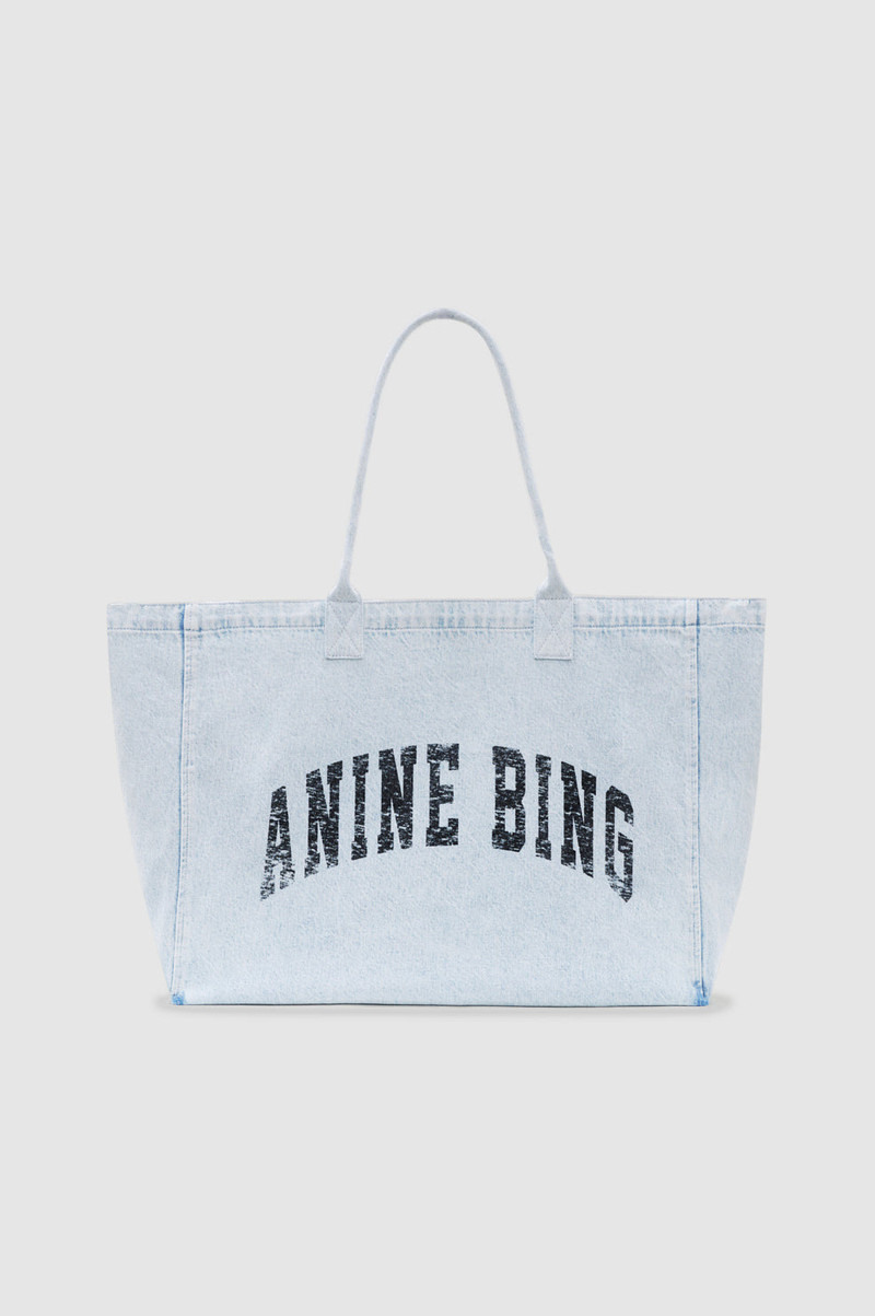 Leo Denim Tote - Lucid Blue 1