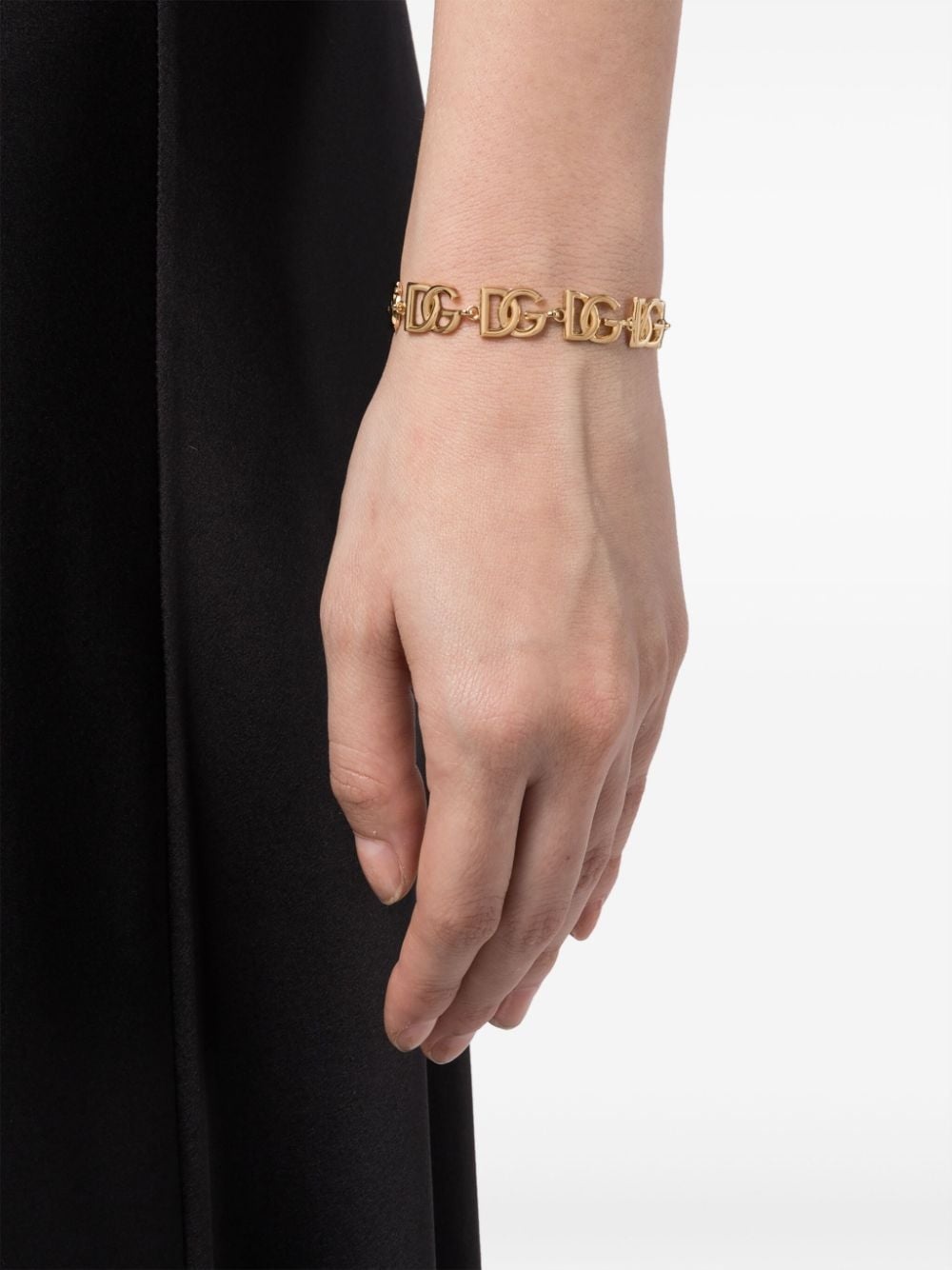 logo-plaque polished-finish bracelet - 2