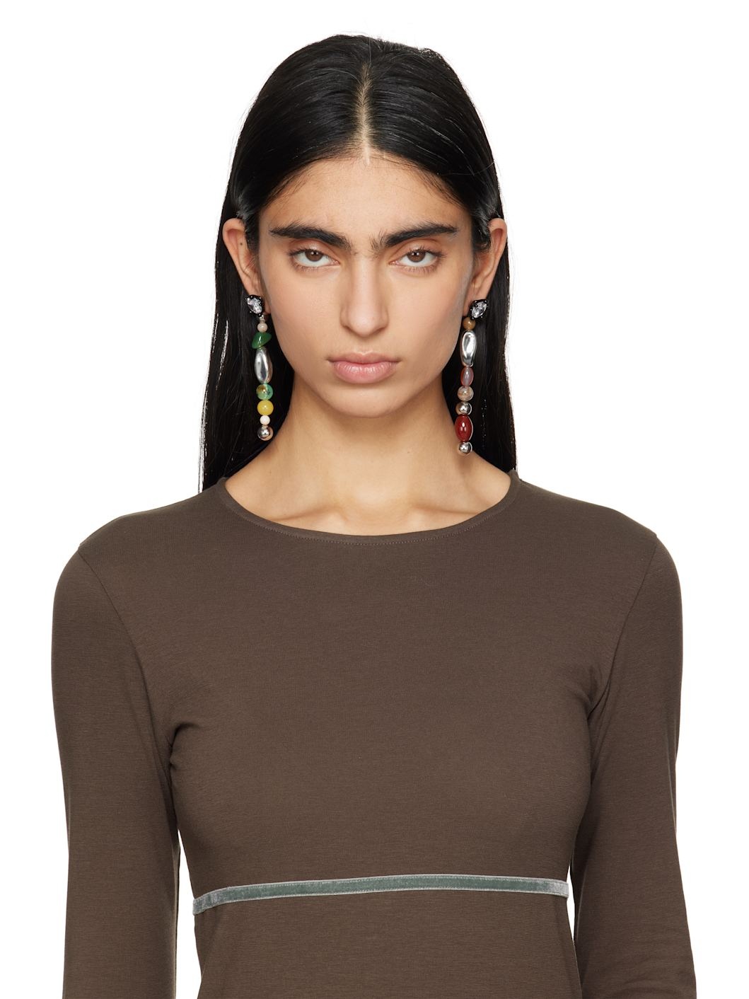 Multicolor Ascolto Chandelier Earrings - 3