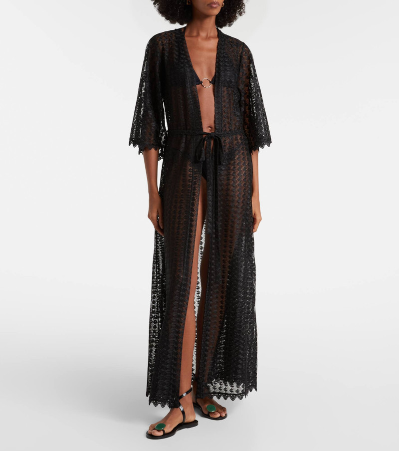 MELISSA ODABASH Talitha semi-sheer kaftan outlook