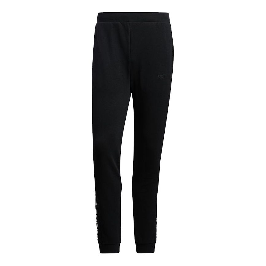 Men's adidas neo Bse Pant Casual Breathable Sports Side Stripe Long Pants/Trousers Black HG9045 - 1