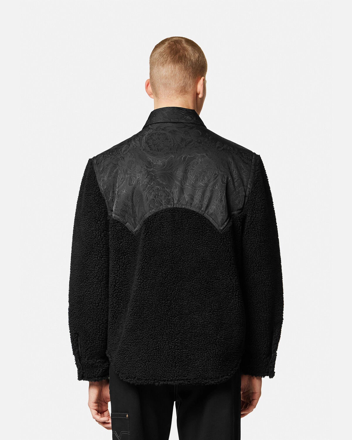 Barocco Silhouette Fleece Jacket - 4
