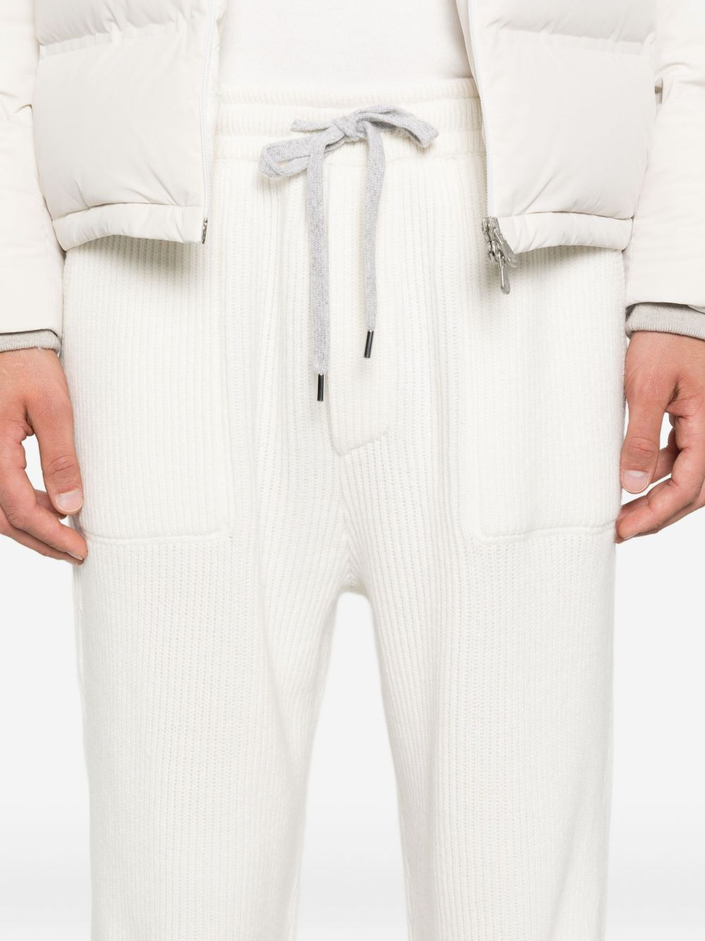 drawstring track pants - 5