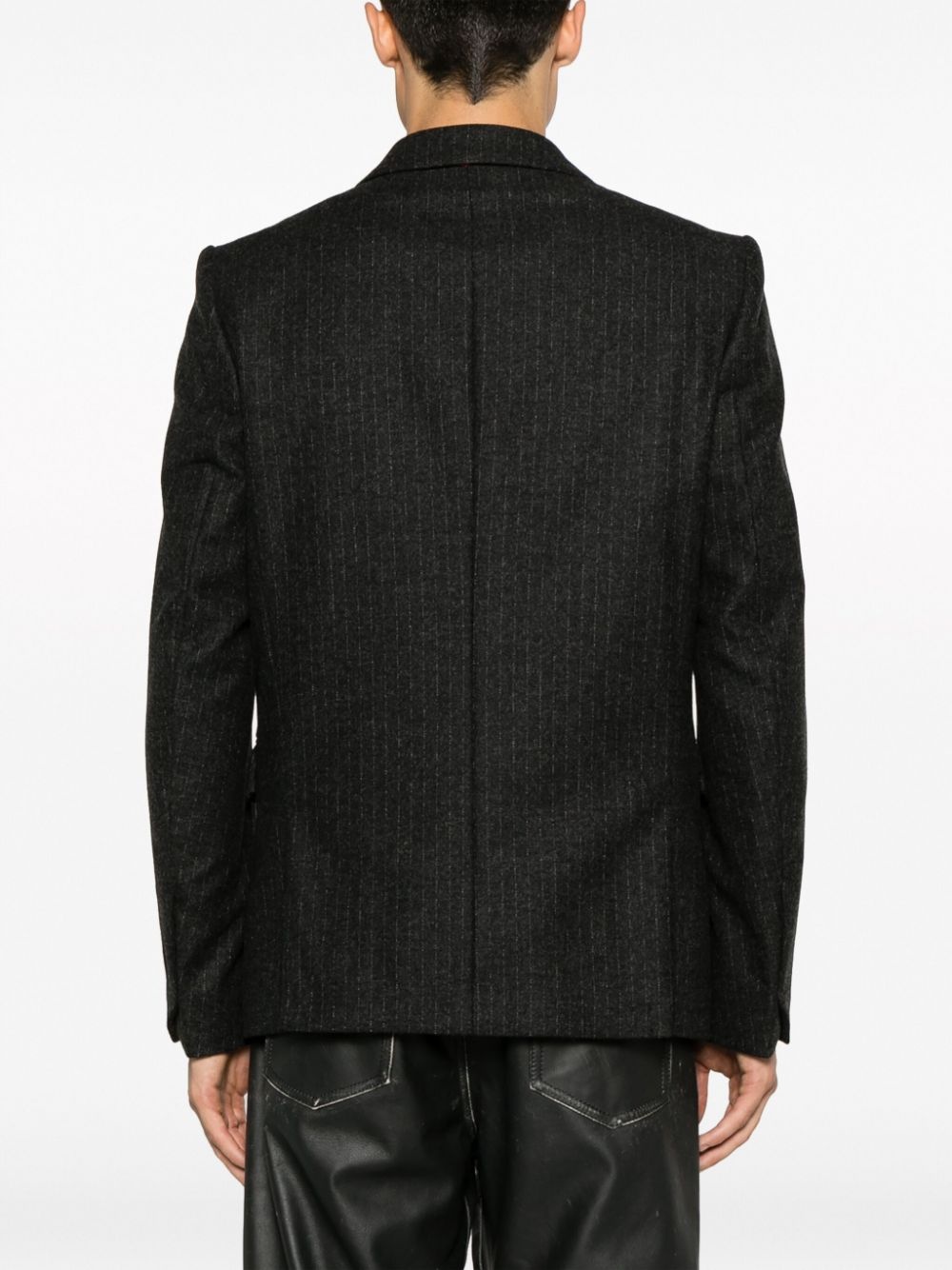 Viks striped single-breasted blazer - 5