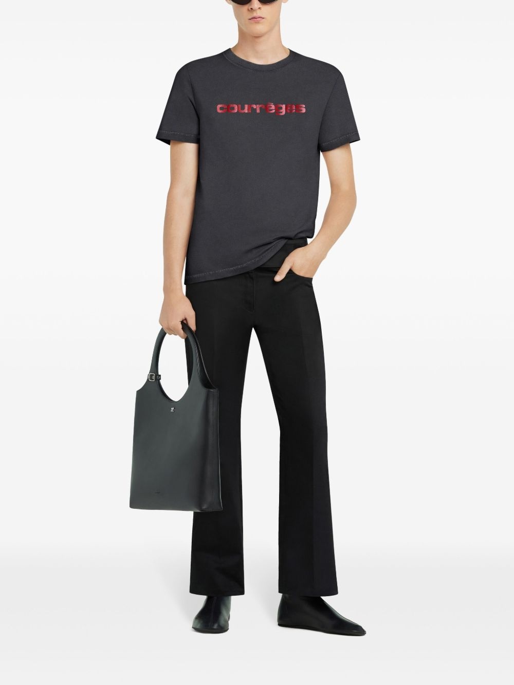 logo-print T-shirt - 2