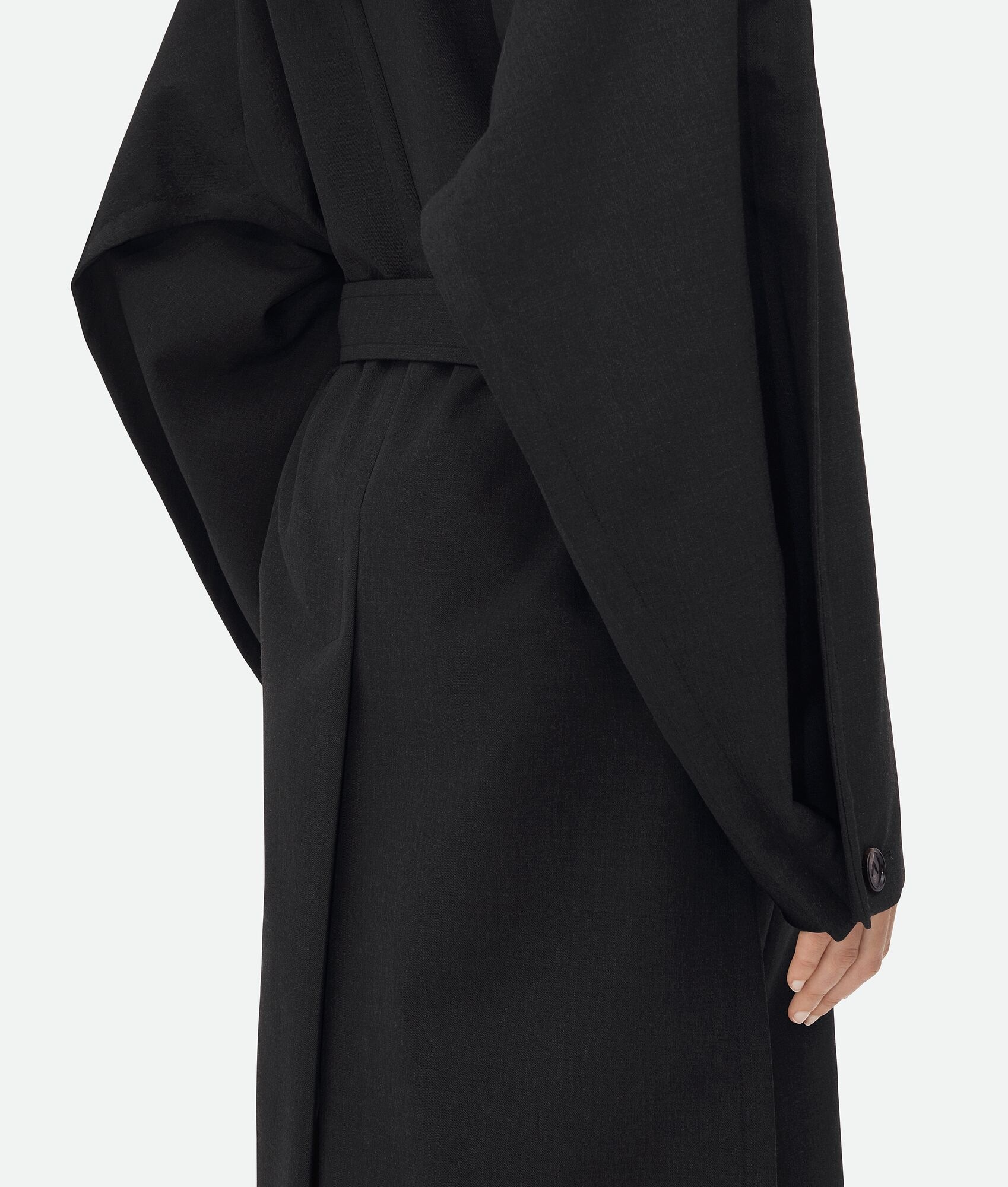 Bonded Wool Cotton Coat - 5