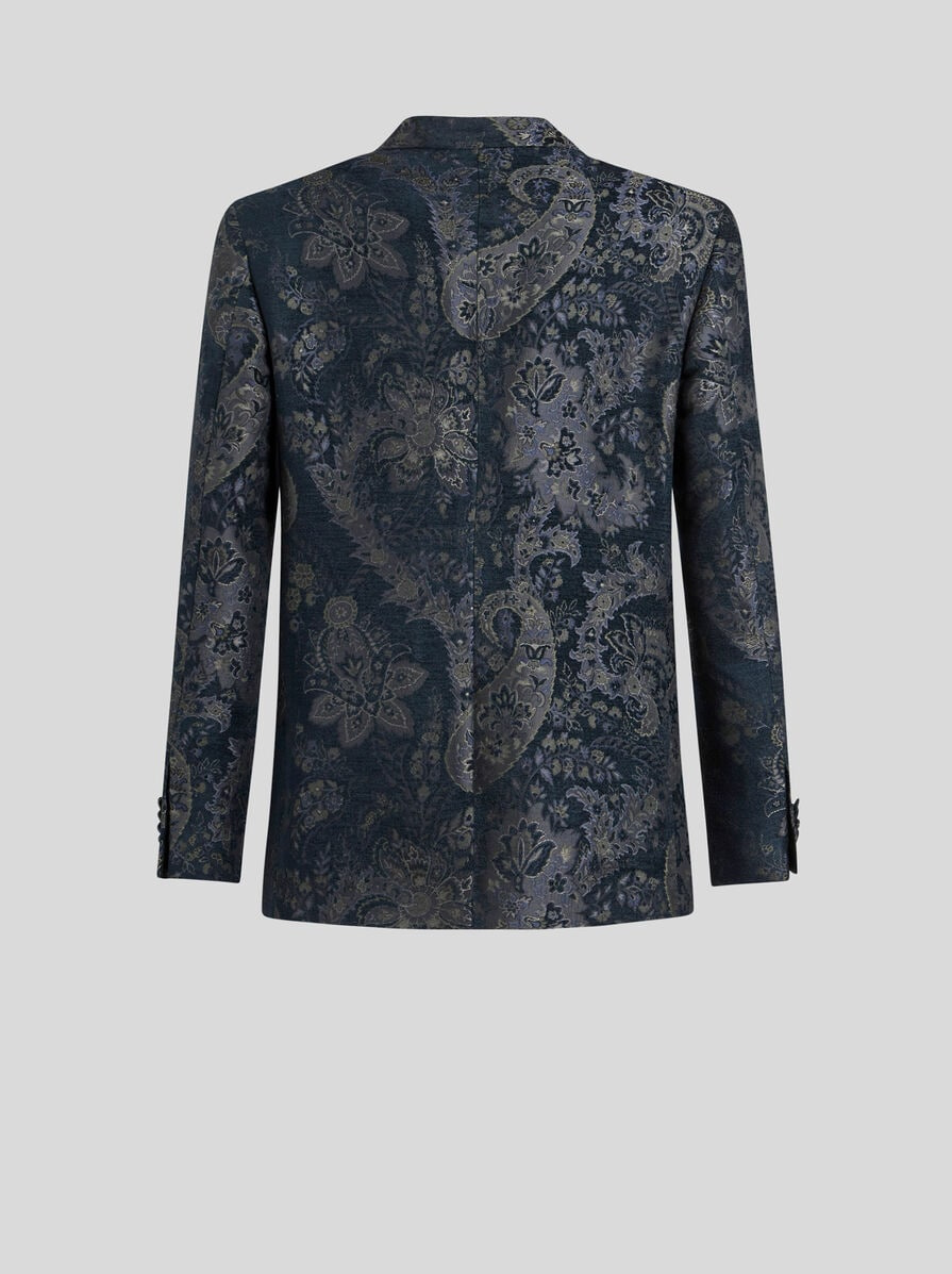 PAISLEY JACQUARD BLAZER - 5