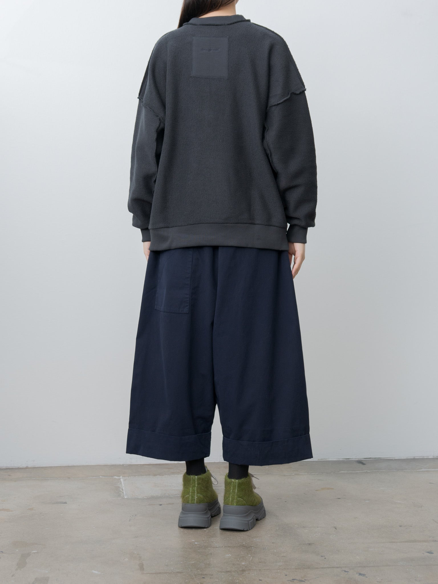 The Mechanic Jumper - Loopback Twill Charcoal - 4