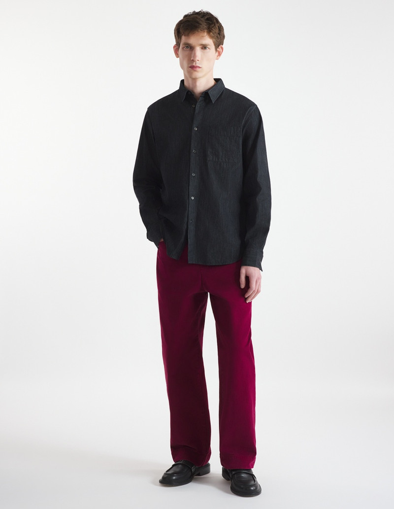 Maison Kitsuné LIGHT DENIM SHIRT outlook