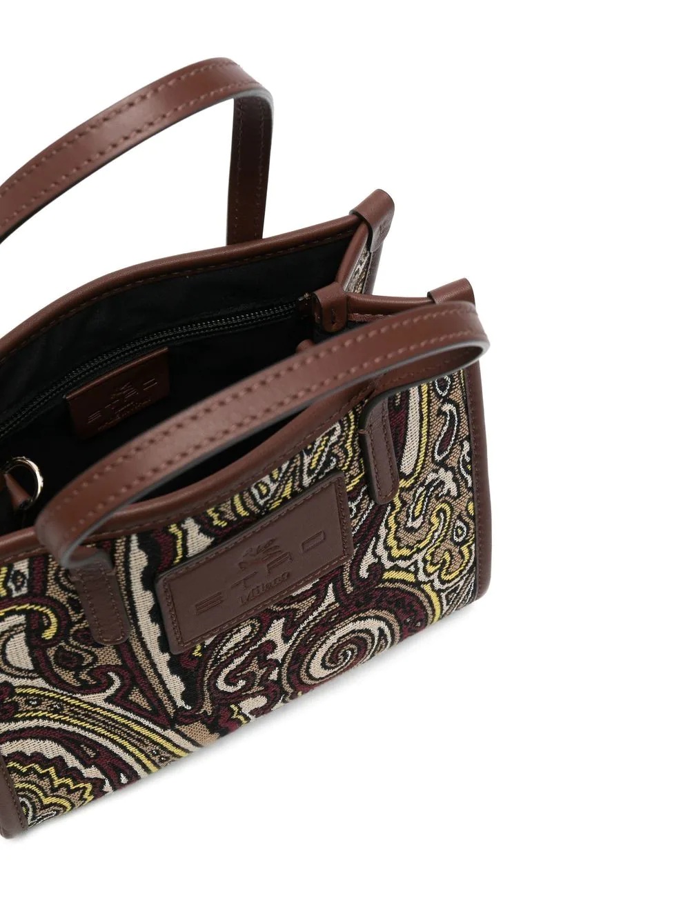 paisley jacquard tote bag - 5