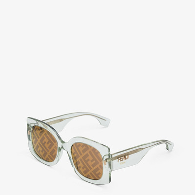 FENDI Sunglasses in transparent green acetate outlook