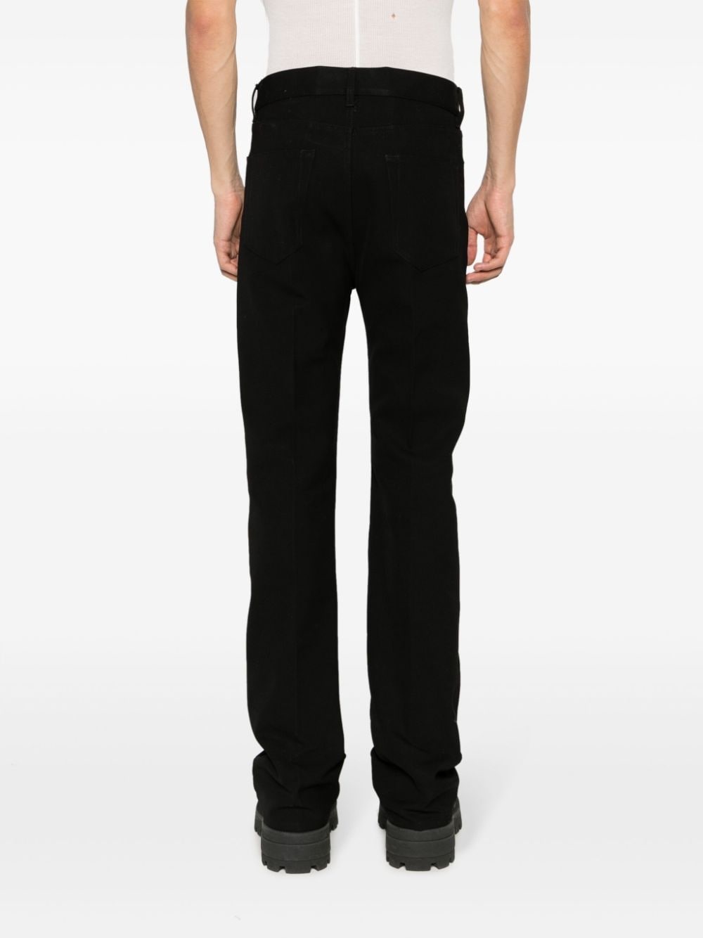 mid-rise bootcut jeans - 4