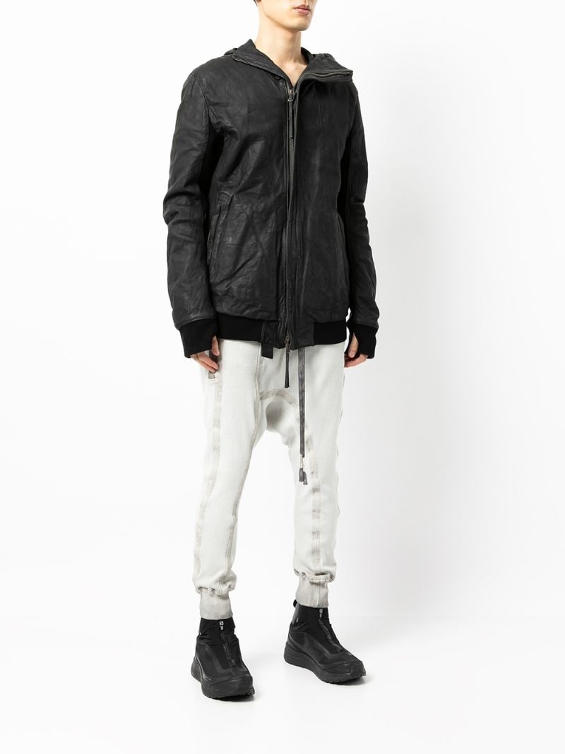 zip-up hooded jacket - 3