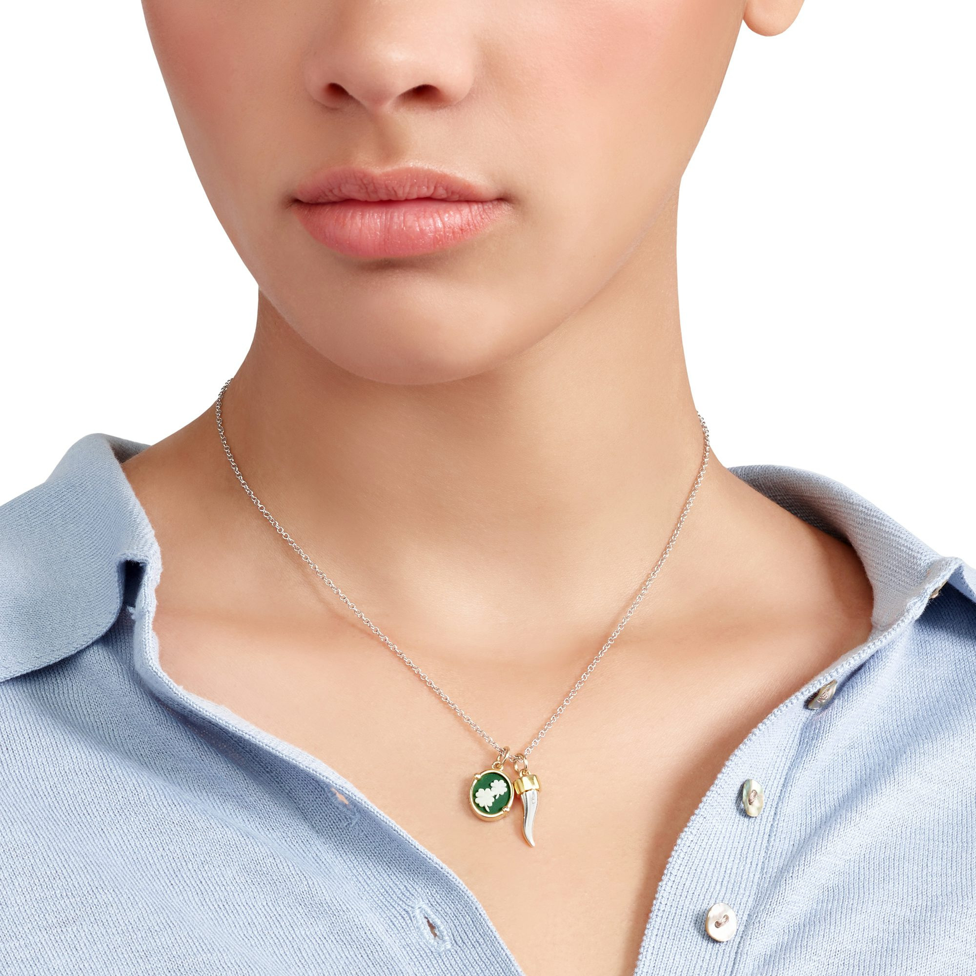 WHITE GOLD ESSENTIALS NECKLACE - 3