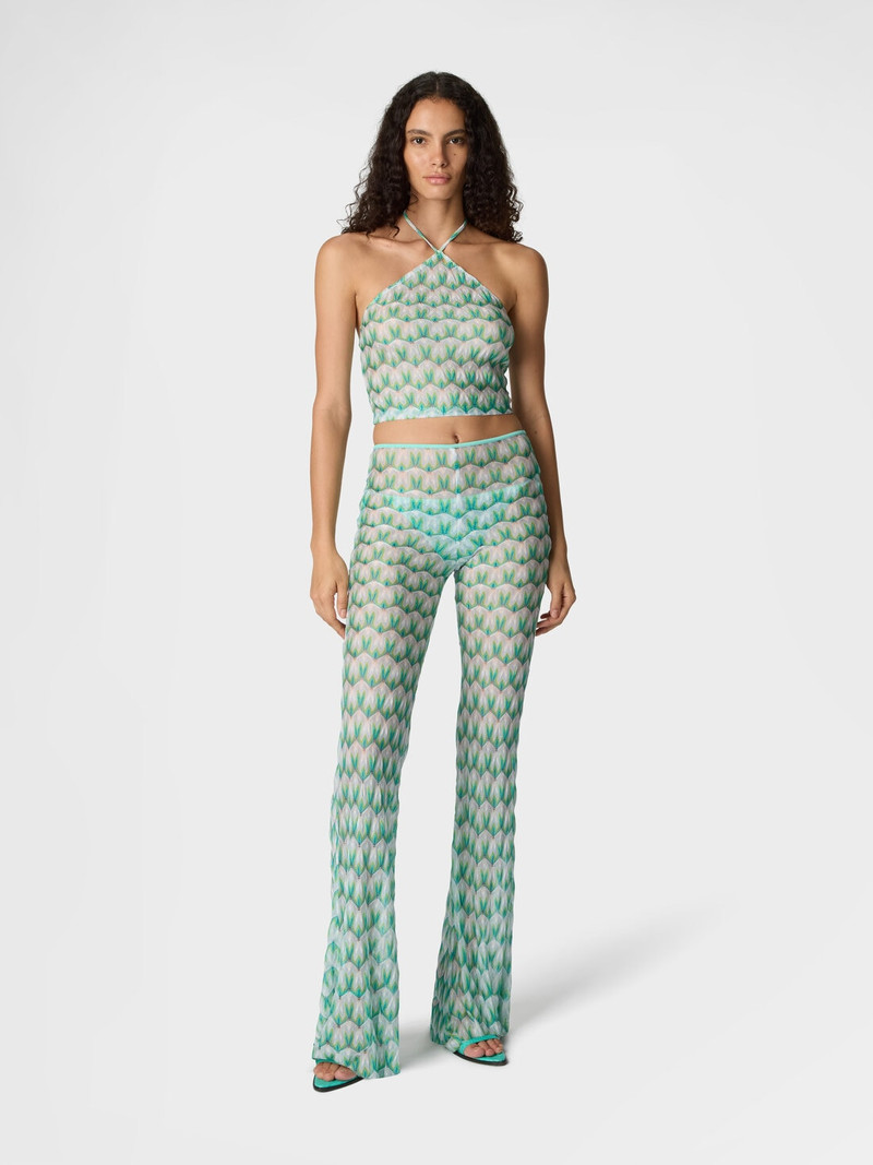 Missoni Top in viscose with floral pattern and halter neckline outlook