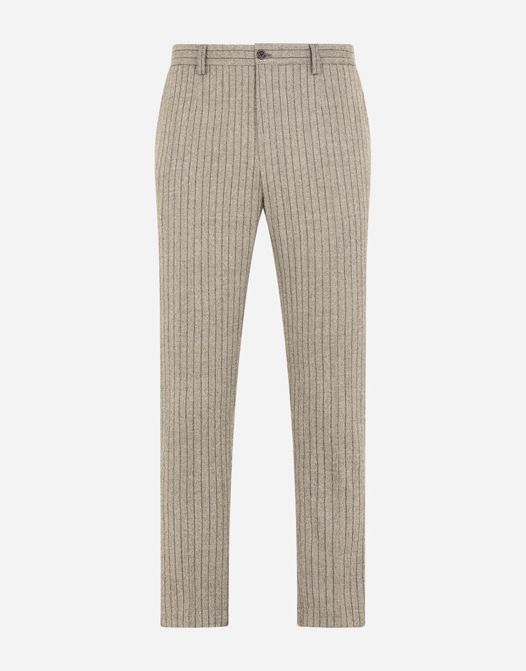 Stretch pinstripe pants - 3