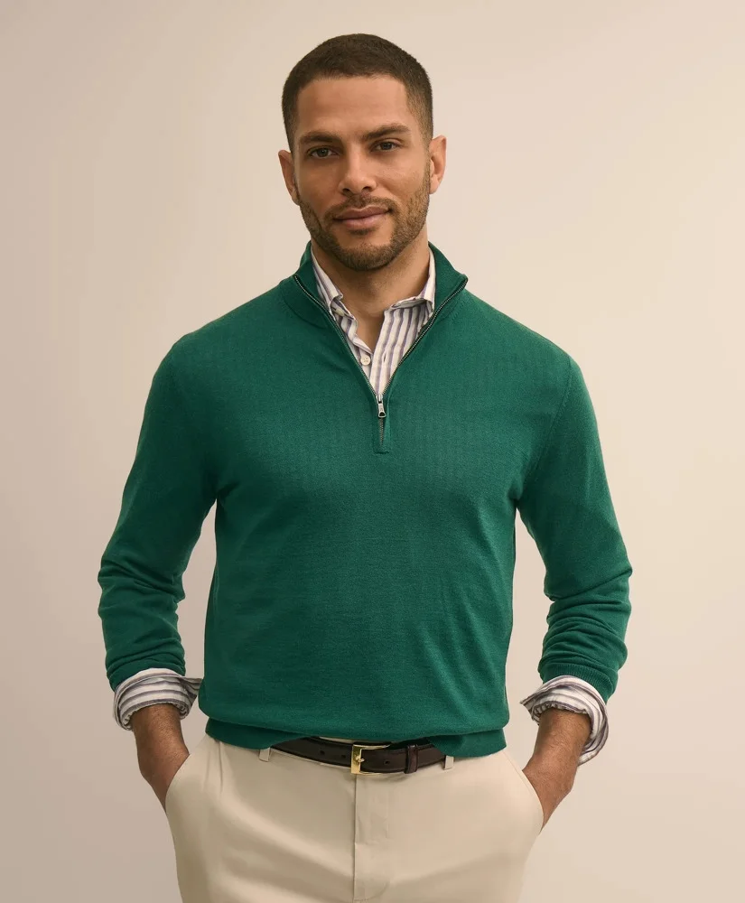 Ultimate Merino Wool Quarter-Zip Sweater - 1