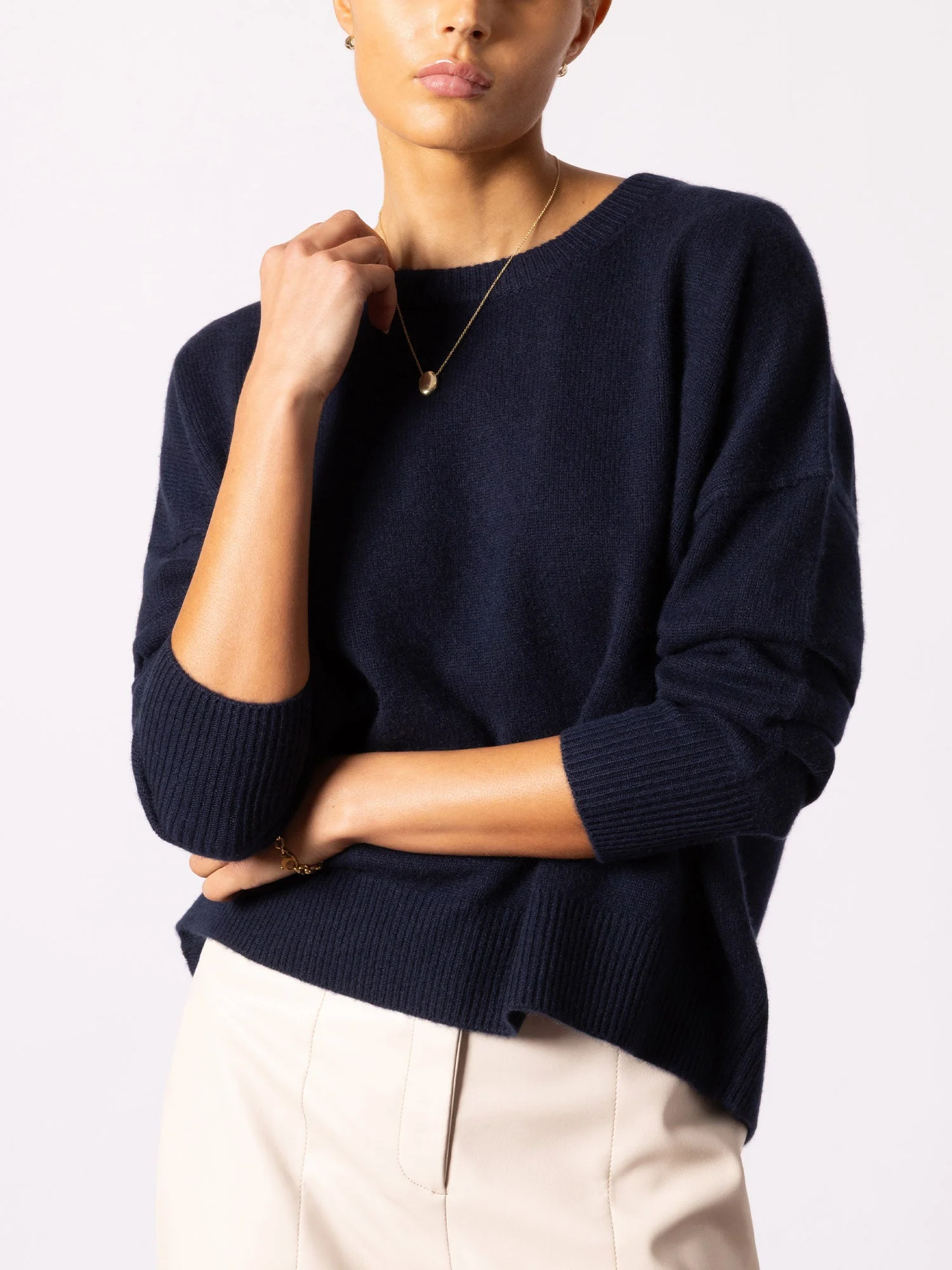 The Everyday Cashmere Bright Crew - 1