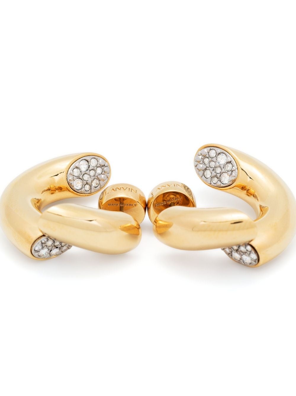 Sequence rhinestone-embellished earrings - 3