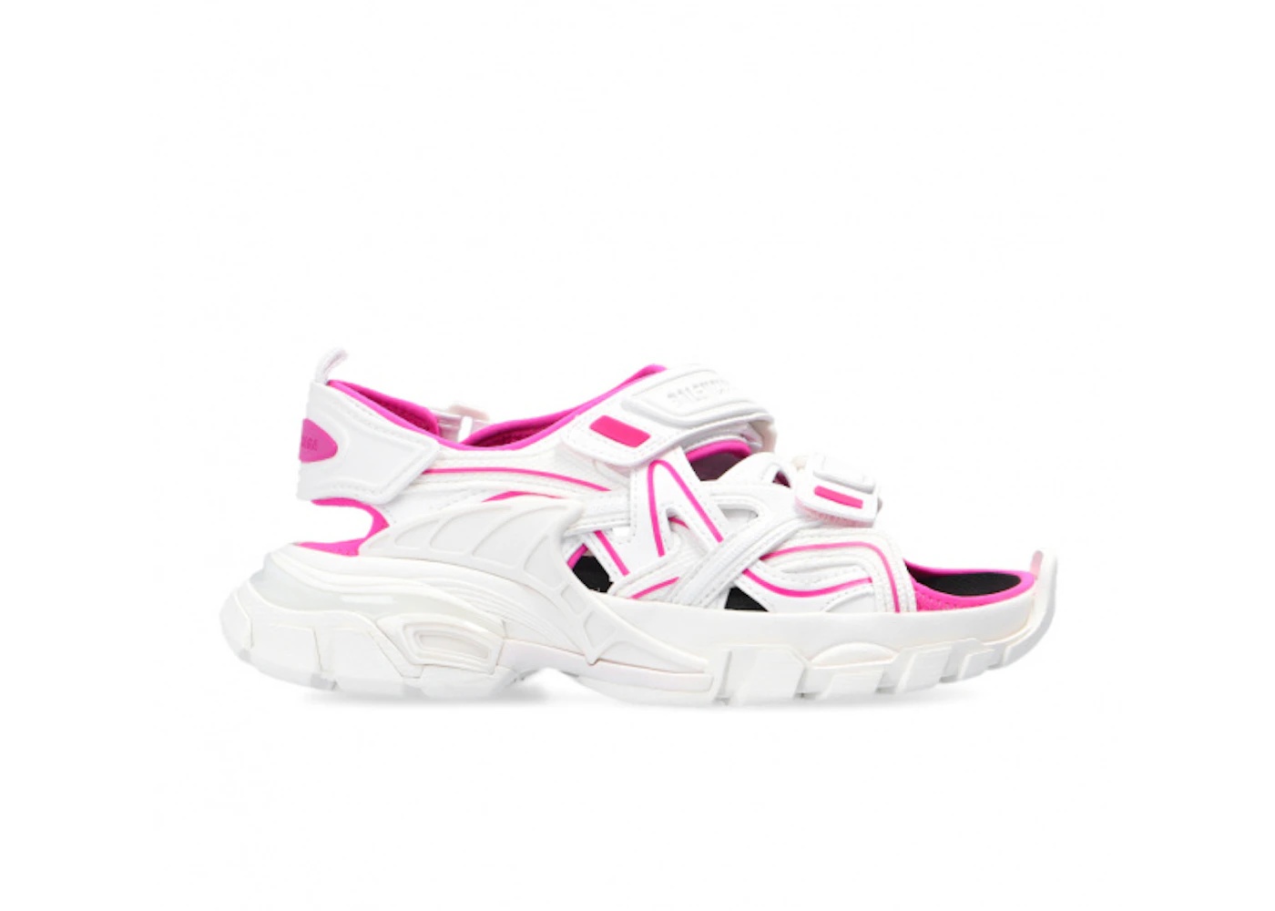Balenciaga Track Sandal White/Fluo Pink (Women's) - 1