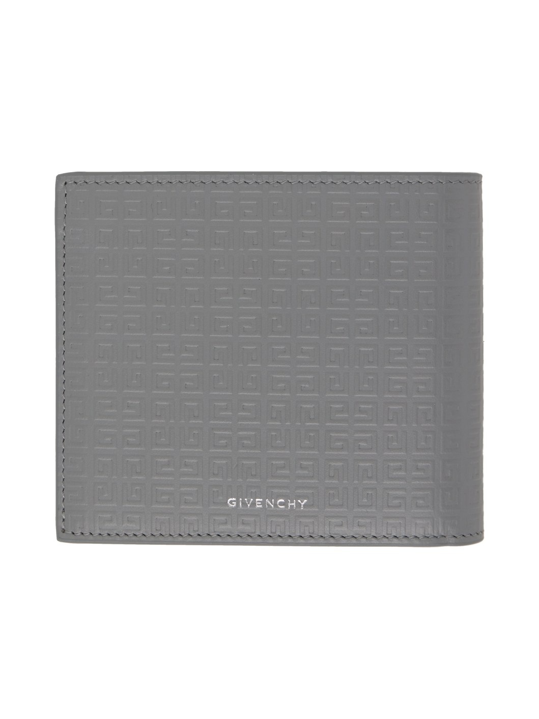 Gray 4G Micro Leather Wallet - 2