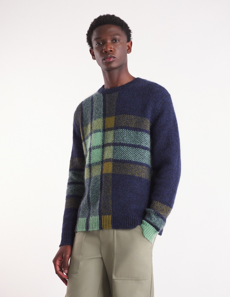 GRAPHIC CHECK INTARSIA JUMPER 3