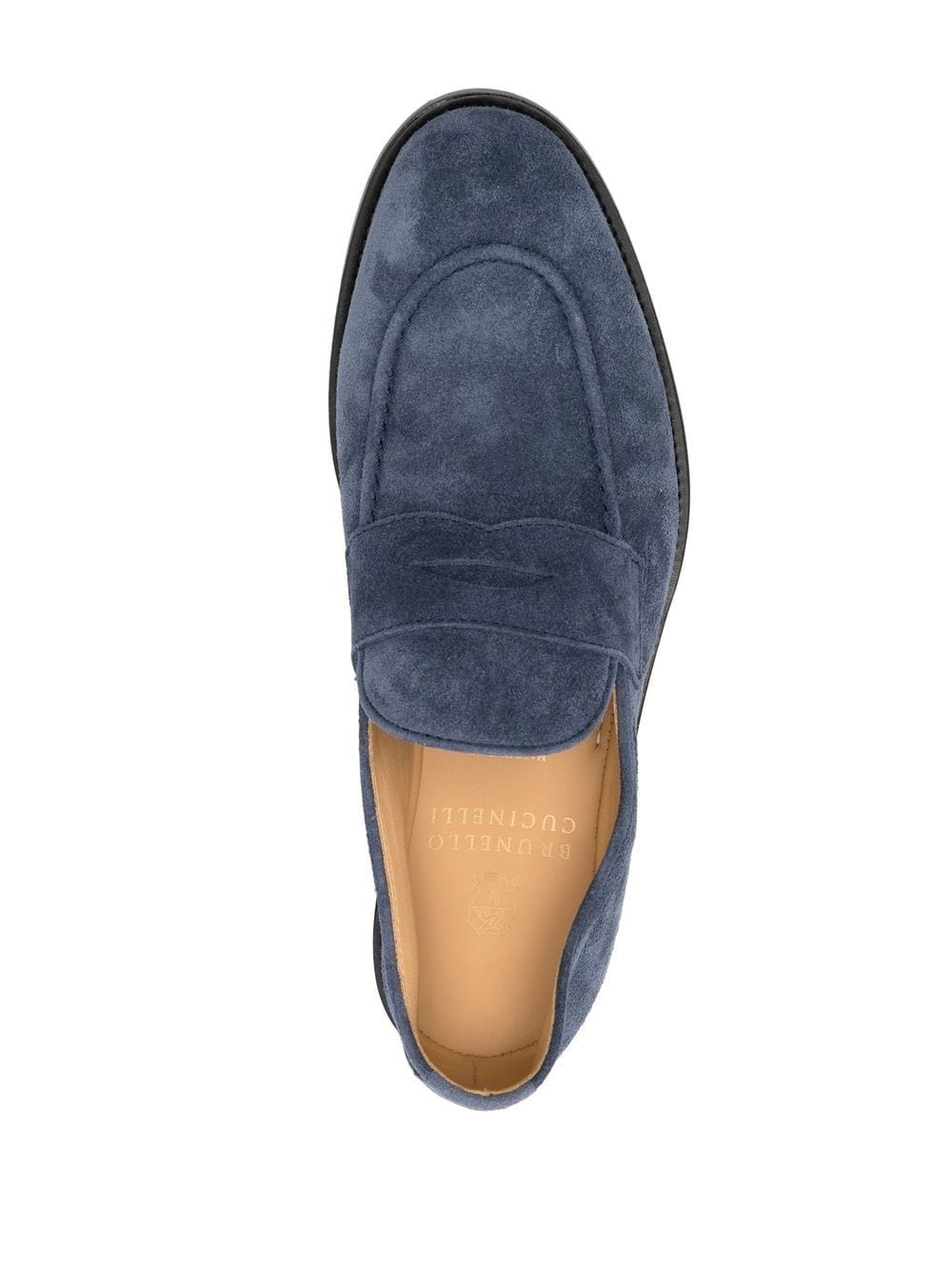 suede penny loafers - 4