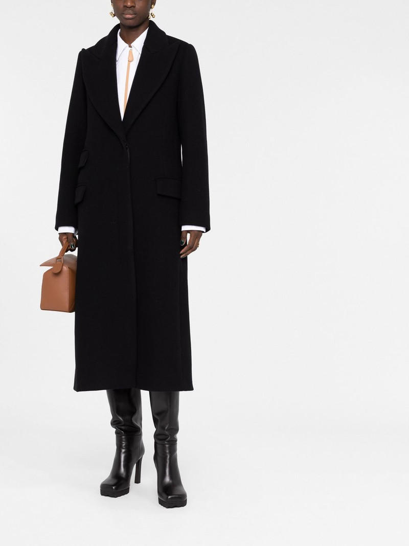 Loewe single-breasted wool coat outlook