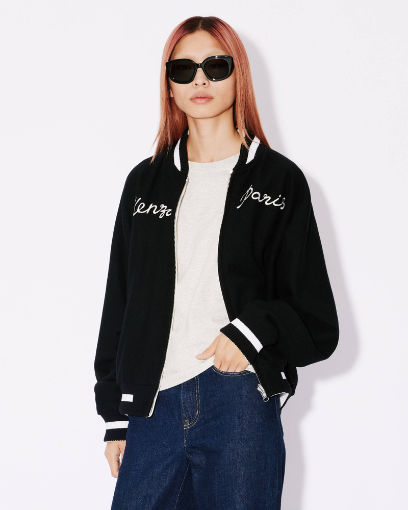 KENZO Elephant' reversible embroidered unisex jacket 1