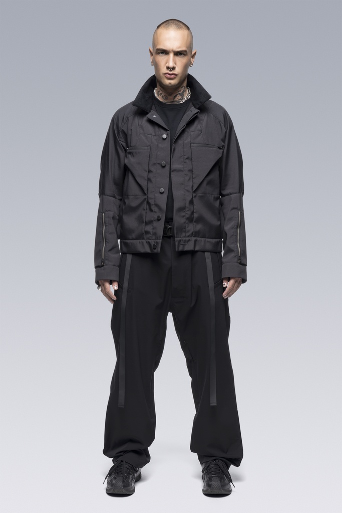 J86-GTB Composite Nylon Work Jacket Black - 1