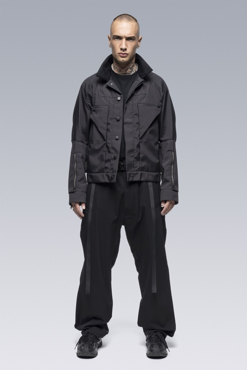 RECON × acronym detachable work jacket ACRONYM J86-GTB Composite Nylon Work Jacket Black - J86-GTB_SS23