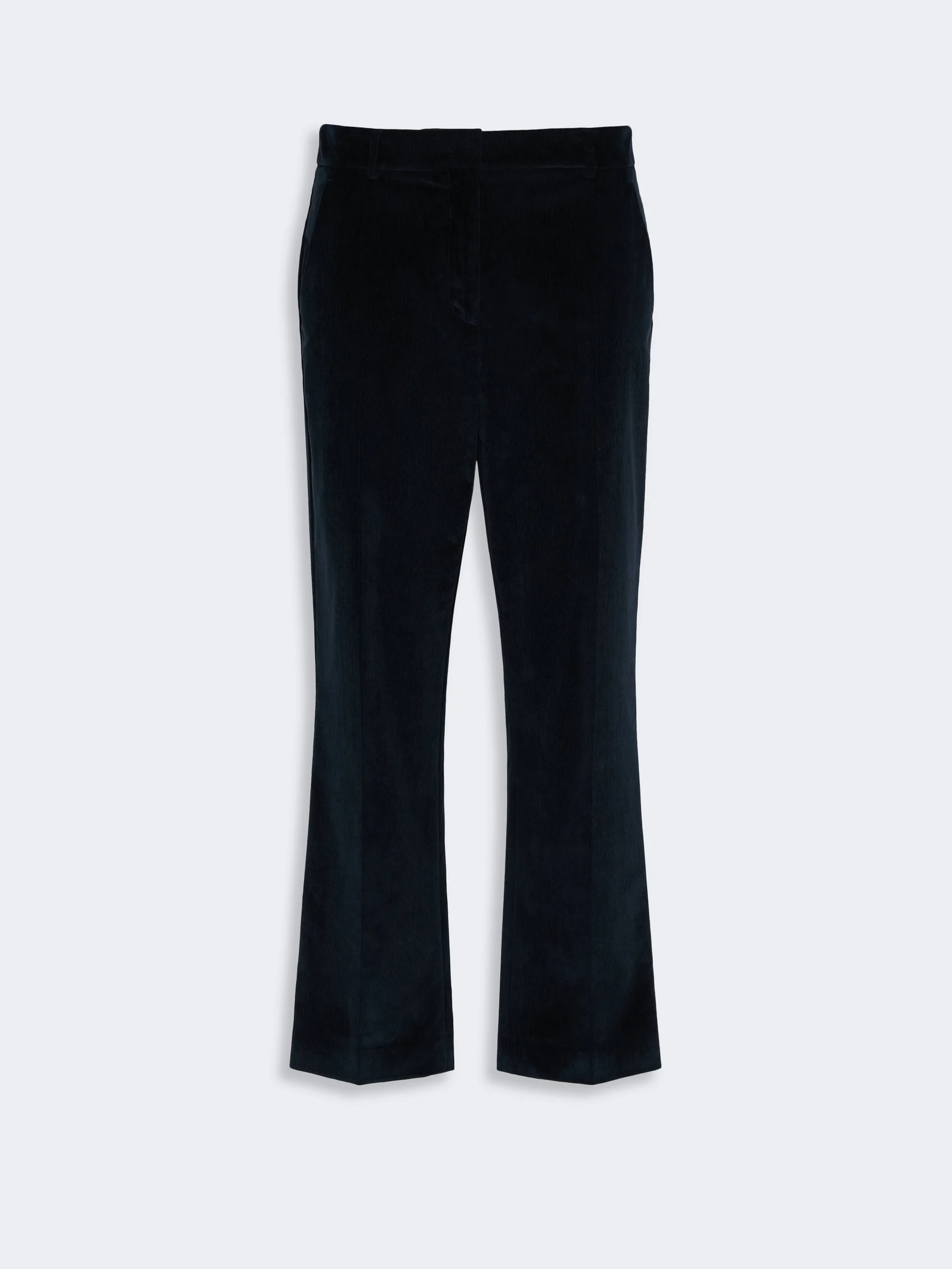 MARRUCA Cotton velvet cropped trousers - ULTRAMARINE - 1