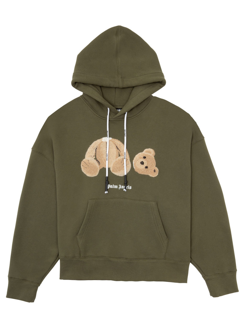 EMBROIDERY BEAR HOODIE - 1
