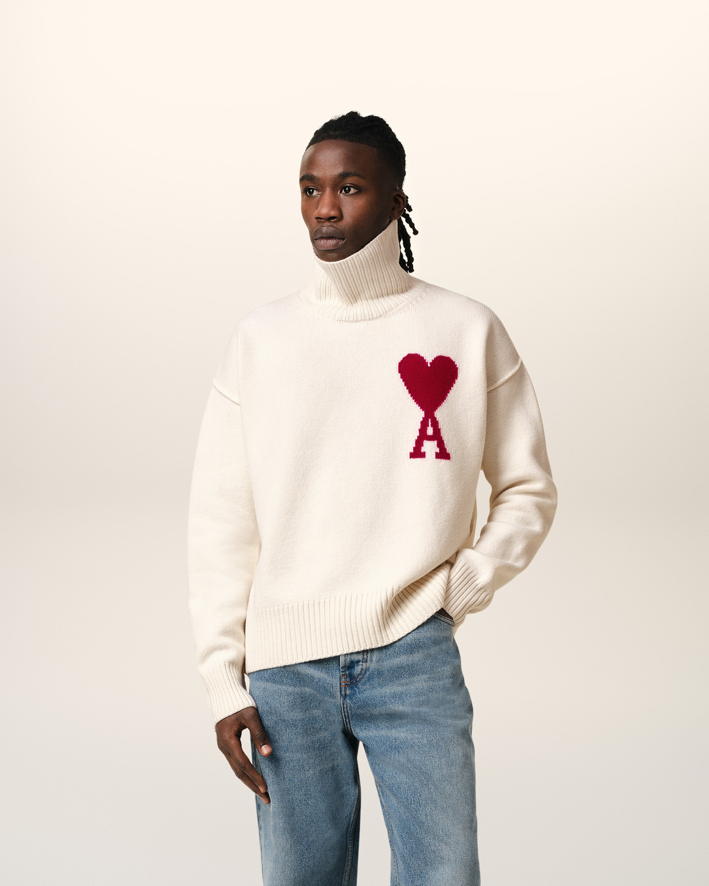RED AMI DE COEUR SWEATER - 3