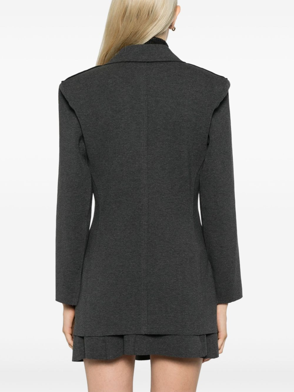 single-breasted blazer - 4