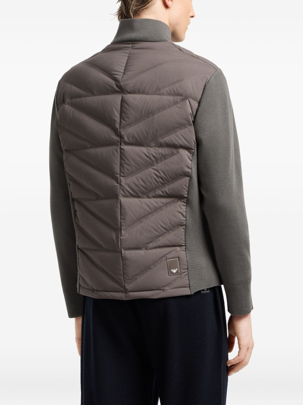 quilted panelled padded jacket - 4