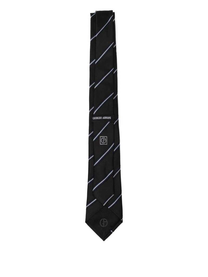 GIORGIO ARMANI Regimental tie outlook