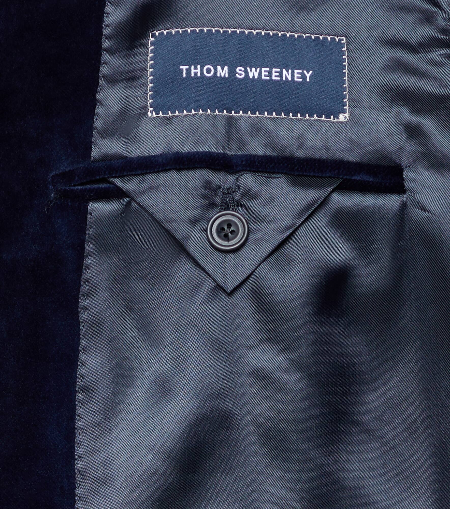 Cotton velvet tuxedo jacket - 7