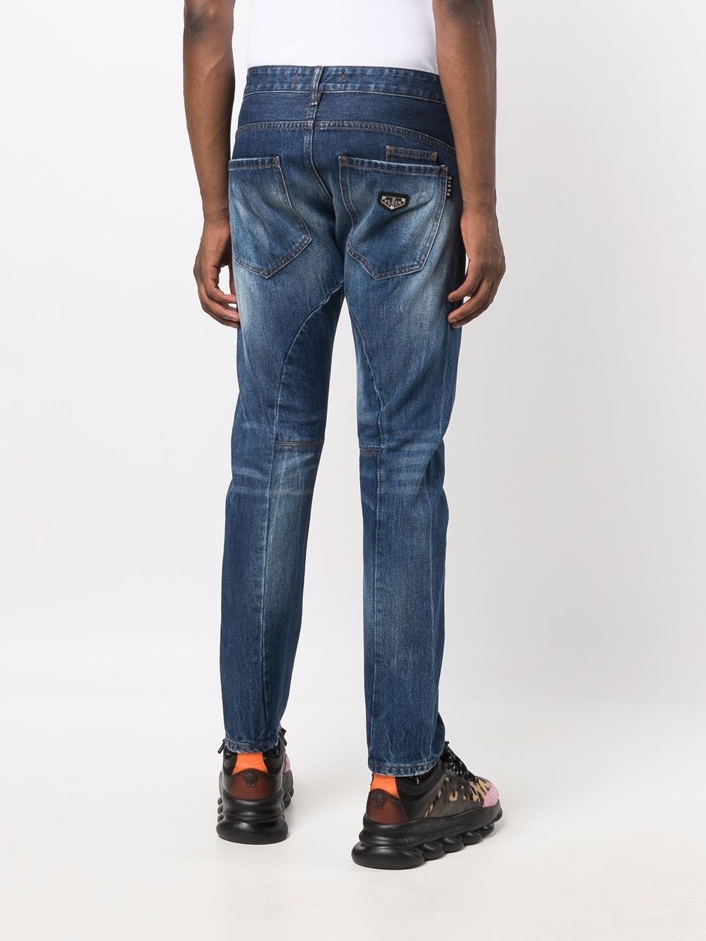 Iconic Plein Milano cut jeans - 4