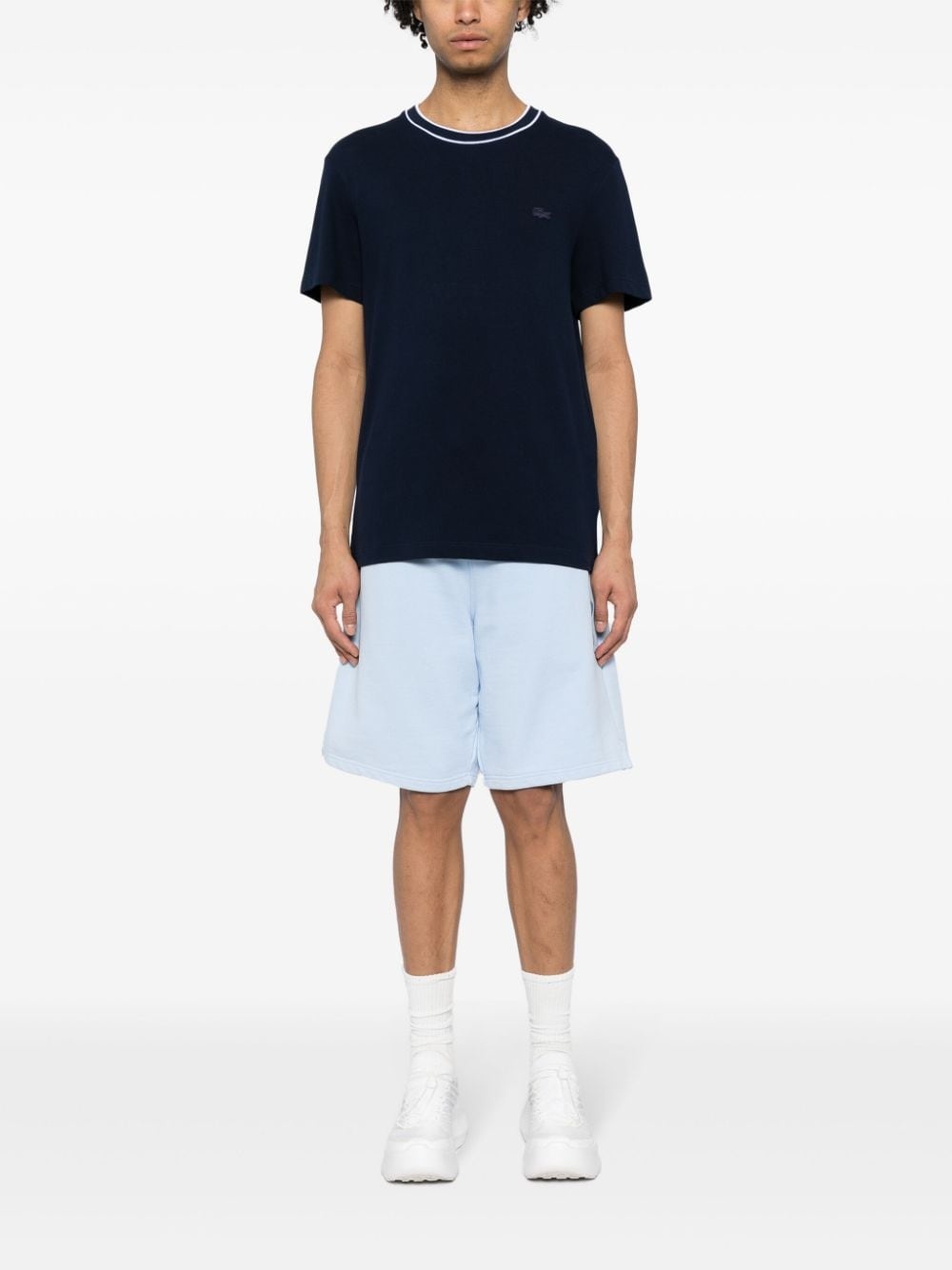 crocodile-appliquÃ© crew-neck T-shirt - 2